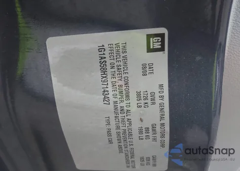 2009 Chevrolet Cobalt Ls from USA, damaged, VIN 1G1AS58HX97143427